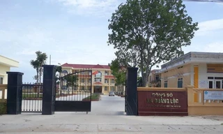 Trụ sở UBND xã Quảng Lộc- nơi ông Thành làm việc. 