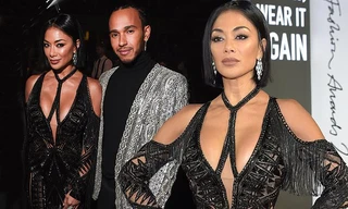 Nữ giám khảo X-Factor diện đầm xẻ sâu hun hút, khoe vòng một ‘bốc lửa’