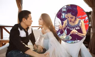 Bà bầu 7 tháng An Dĩ Hiên khoe ảnh cùng chồng tỷ phú du lịch ở Việt Nam