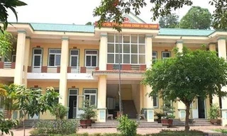 UBND xã Đại Thành, nơi ông Sự làm việc.