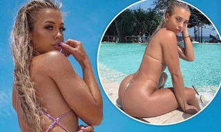 Bạn thân Kylie Jenner gây tranh cãi vì mặc bikini như khỏa thân