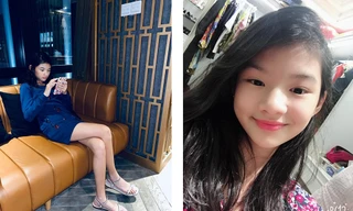 Con gái Trần Bảo Sơn và Trương Ngọc Ánh cao nổi bật, lộ nét hoa hậu ở tuổi 11