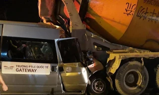 Hiện trường vụ tai nạn. Ảnh: FB