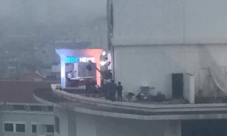 Đài Hàn Quốc MBC dựng trường quay trên nóc khách sạn Daewoo ‘gây bão’