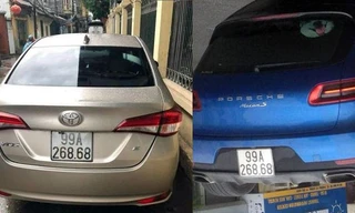 Xác minh hình ảnh Porsche Macan S trùng biển đẹp 268.68 với xe Vios