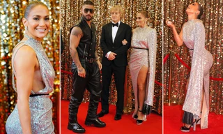 Diện váy khoe da thịt bất chấp thời tiết, Jennifer Lopez gặp sự cố ‘lộ hàng’