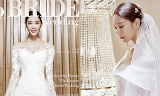 ‘Búp bê gợi cảm’ xứ Hàn Clara tung ảnh cưới sau bê bối tình dục