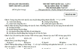 Bí quyết làm bài thi Vật lý THPT quốc gia 2019 đạt kết quả cao