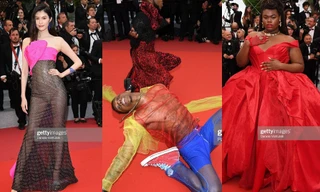 Siêu mẫu nội y mặc như không, dàn nam vũ công 'quằn quại' trên thảm đỏ Cannes