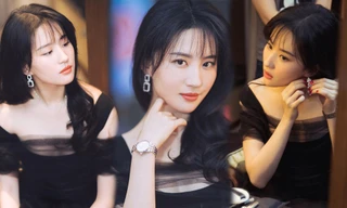 Lưu Diệc Phi tái xuất đẹp mê mẩn khó rời mắt