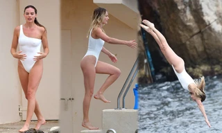 Sau bộ cánh thảm hoạ tại Cannes, Margot Robbie khoe body nảy nở với bikini