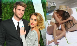 Vừa tuyên bố chia tay chồng, Miley Cyrus bị bắt gặp ôm hôn ‘gái lạ’