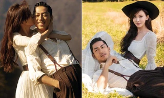 Vợ chồng son Akira và Lâm Chí Linh ‘tình bề bình’ trên bìa tạp chí Vogue