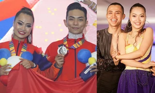 Tình cũ của Chí Anh là bạn nhảy xinh đẹp cùng Phan Hiển đoạt HCV SEA Games 30