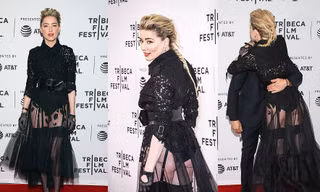 Amber Heard khoe vòng ba táo bạo, ôm ấp ‘trai lạ’ trên thảm đỏ