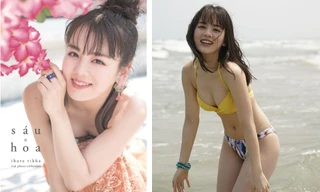 'Nữ thần học đường' Nhật Bản khoe dáng với bikini ở Việt Nam 