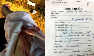 N. đang phải điều trị chống phơi nhiễm HIV - Ảnh: Tổ Quốc