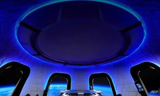 Bên trong khoang tàu vũ trụ New Shepard sẽ khởi hành trong tháng tới.