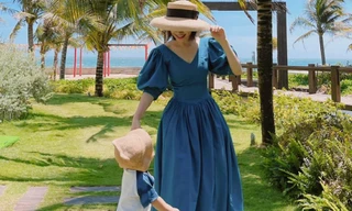 Hòa Minzy lần đầu đăng ảnh cùng con trai sau cả năm giấu kín, tiết lộ tên ở nhà của em bé