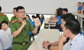 Gương mặt trẻ Việt Nam tiêu biểu 2024 - Đại úy Trần Vĩnh Chiến tuyên truyền phòng chống tội phạm ma túy 
