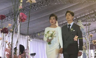 Công Phượng tổ chức tiệc cưới lần ba tại quê nhà