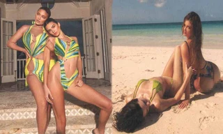 Kendall Jenner mặc bikini khoe dáng 'đắt giá nhất thế giới' bên em gái tỷ phú