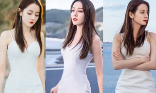 ‘Mỹ nhân Tân Cương’ Địch Lệ Nhiệt Ba đẹp nao lòng trong tạo hình cô dâu