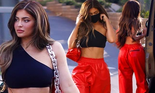 Diện crop-top lộ cơ bụng săn chắc, 'tỷ phú hụt' Kylie Jenner bất ngờ bị chê già