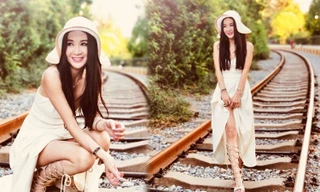 Ngỡ ngàng nhan sắc tuổi U60 mà như mới ngoài ba mươi của Ôn Bích Hà