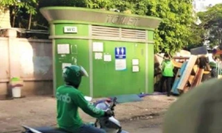 Hiện trường nơi phát hiện thi thể nam thanh niên. Ảnh: VTC