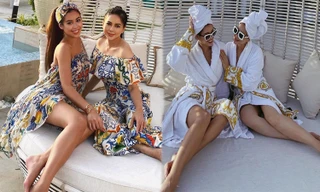 Tiên Nguyễn đăng ảnh diện đồ đôi với mẹ - cựu diễn viên Thủy Tiên trẻ đẹp bất ngờ