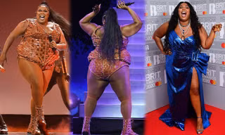 Lizzo tự tin phô diễn hình thể ngoại cỡ với bodysuit và váy cắt xẻ táo bạo