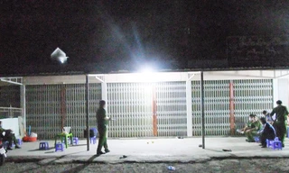 Hiện trường vụ án mạng.