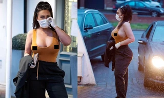 Lauren Goodger mặc áo như không, khoe vòng một ‘nhức mắt’