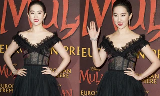 Lưu Diệc Phi diện đầm xuyên thấu rạng ngời, nhưng lộ dấu vết lão hoá