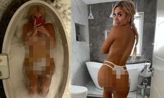 Hậu khoe bồn tắm mới, Chloe Ferry ‘chơi lớn’ đăng luôn ảnh khoả thân bỏng mắt
