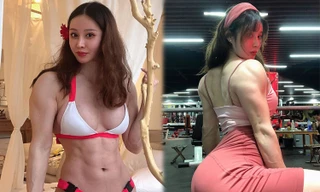 Nữ bác sĩ cơ bắp gây choáng với vòng hai ‘6 múi’ dù mang bầu 5 tháng