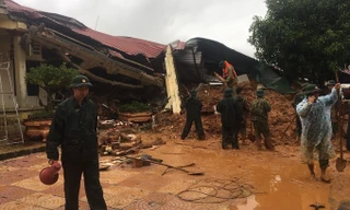 Sạt lở đất tại miền Trung gây nhiều thương vong.