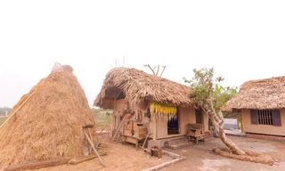 Ngẩn ngơ với khu du lịch tuyệt đẹp bên bờ sông Hồng nơi 'bán vé trở về tuổi thơ'