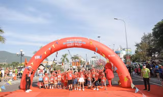 2.000 runners nhí hào hứng tham gia giải chạy Kun Marathon Quy Nhơn 2022
