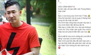 Cô gái tố Trọng Nhân quỵt tiền tiếp tục lên tiếng sau đáp trả của nam diễn viên