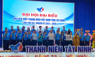 Đại hội Hội LHTN Việt Nam tỉnh Tây Ninh chiều 9/10.