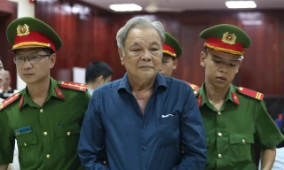 Ông Trần Quí Thanh tại phiên tòa sáng 20/8