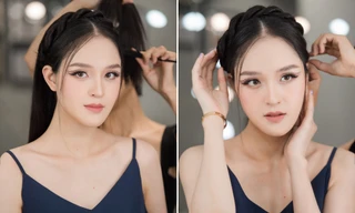 Tái xuất sàn catwalk sau nhiều năm, Á hậu Hoàng Anh đẹp mong manh tựa ‘thần tiên tỷ tỷ’