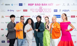 Toàn cảnh họp báo Bán kết toàn quốc Hoa hậu Việt Nam 2020 