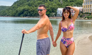 Hà Anh mặc bikini nóng bỏng bên ông xã trong dịp kỷ niệm 4 năm ngày cưới ở Phú Quốc