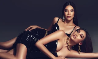 Võ Hoàng Yến mặc áo corset da nóng bỏng, đọ sắc sexy bên đàn em Kim Duyên 