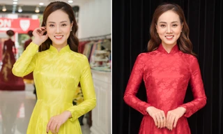 Bạn gái NSND Công Lý xinh đẹp hút hồn khi đi thử áo dài cưới ngay trước hôn lễ