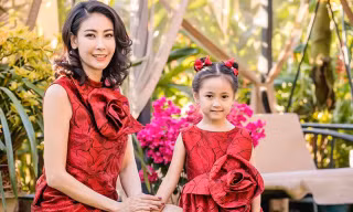 Những lần mặc đồ đôi 'chất như nước cất' của Hà Kiều Anh và con gái út