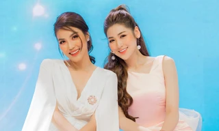 Tú Anh khoe lưng trần gợi cảm, đọ nhan sắc 'gái một con' với Hoa khôi Lan Khuê